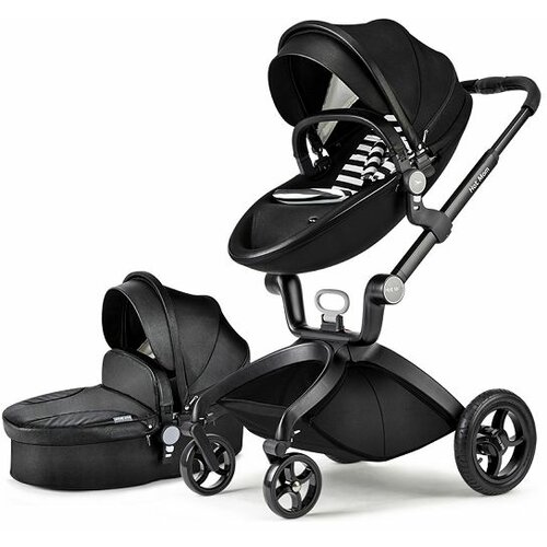 Hot Mom kolica za bebe 2u1/Crna Slike