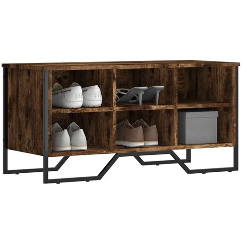 VidaXL Ormarić za cipele boja hrasta 90x38x45,5 cm konstruirano drvo Slike