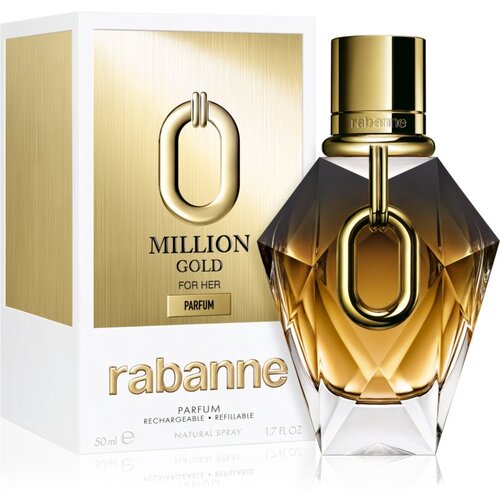 Rabanne Million Gold For Her Le Parfum parfum polnilni za ženske 50 ml Slike