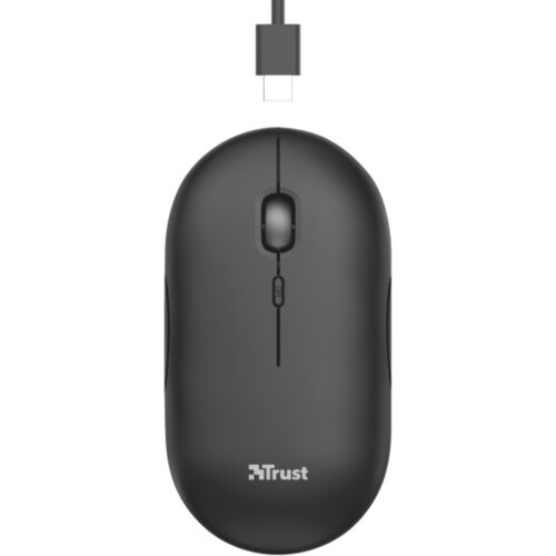 Trust Puck wireless punjivimi&scaron;, ultra-thin, silent,800-1600 dpi, obje ruke, 4 tipke, crni Cijene