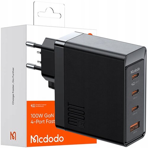 McDodo HITRI POLNILEC NAPAJALNIK ZA MACBOOK GAN 4X USB-C USB 100W, (21748337) Slike