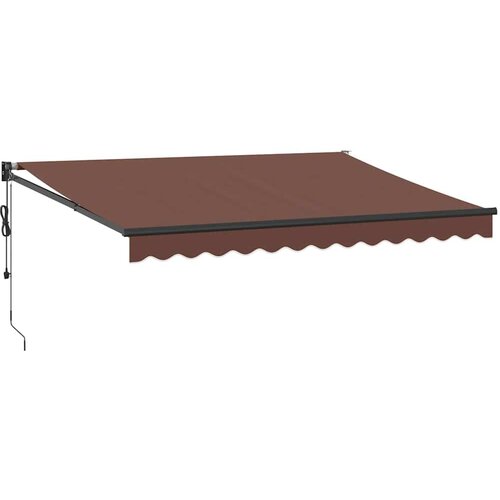 Tenda na automatsko uvlačenje smeđa 350 x 250 cm Slike