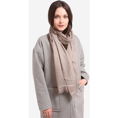 SHELOVET Classic women's scarf dark beige Slike