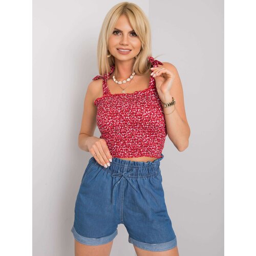 RUE PARIS Top-RO-TP-2510-1.29P-Red Cene
