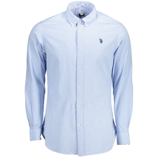 U.S. Polo Assn. US POLO SHIRT LONG SLEEVE MAN LIGHT BLUE Slike