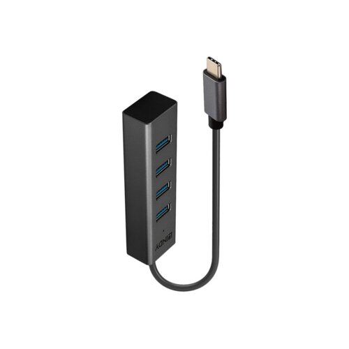 Lindy 43325 vmesnik razdelilnika USB 3.2 Gen 1 (3.1 Gen 1) Type-C 5000 Mbit/s Siva Cene