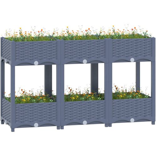 Furnova Visoka greda 120x40x71 cm polipropilen, (21921773) Cene