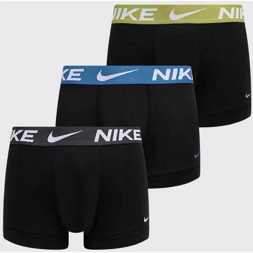 Nike Bokserice 3-pack za muškarce, boja: crna
