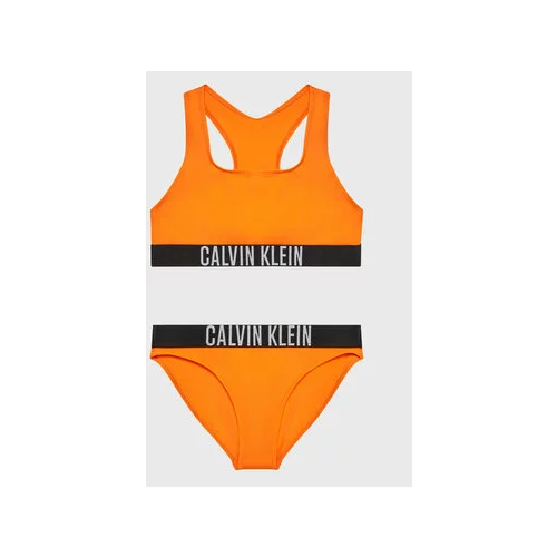 Calvin Klein Swimwear Kopalni kostum KY0KY00027 Oranžna