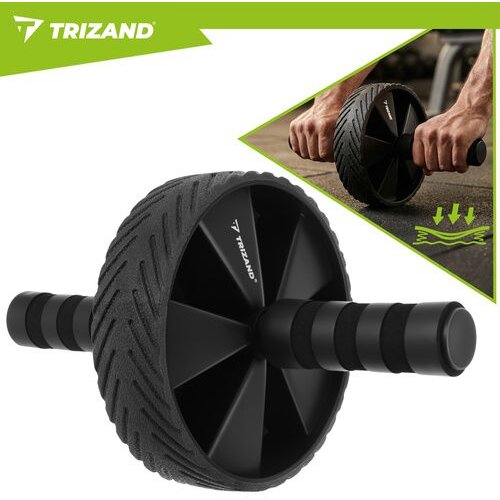 Trizand kotač za vježbanje trbu&amp;scaron;nih mi&amp;scaron;ića s podlogom za koljena Slike