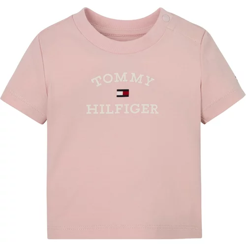 Tommy Hilfiger Majica roza / bijela
