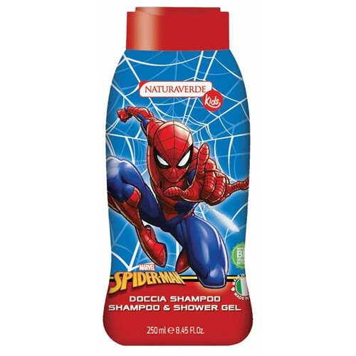 Disney Naturaverde spiderman šampon i gel za tuširanje 250ml Cene