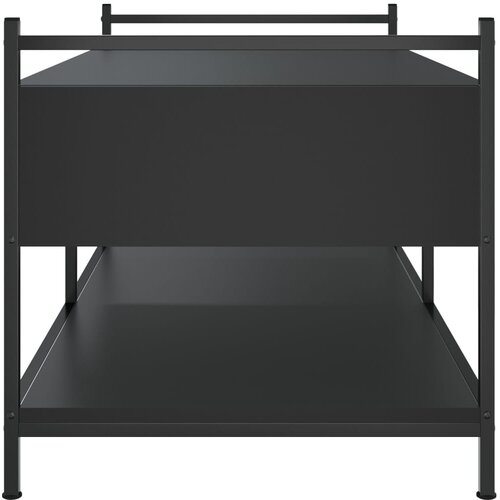  Stolić za kavu crni 99x50x50 cm od konstruiranog drva Slike