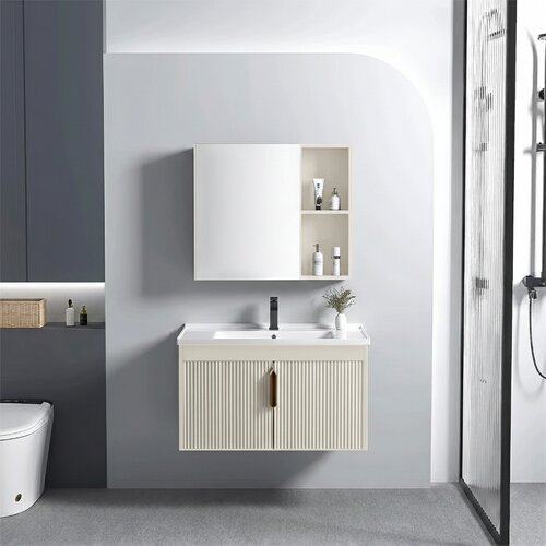 Rea Komplet kopalni&amp;scaron;kega pohi&amp;scaron;tva z umivalnikom Astor 60 cm Beige Slike