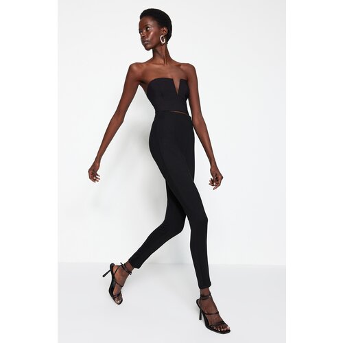 Trendyol Leggings - Black - High Waist Slike
