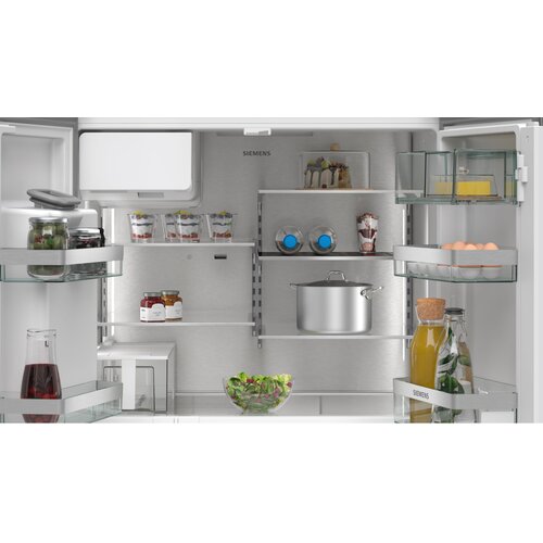 Siemens KF96IAPEA iQ500 hladilnik z 3,8 zamrzovalnikom French-Door, litrski za rezervoar vodo, hyperFresh Slike
