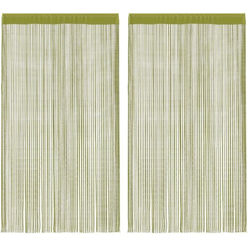  Končane Zavjese 2 kom 100x250 cm Zelene Cene