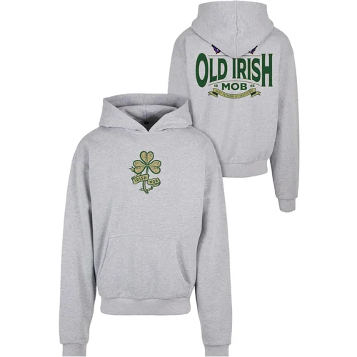 MT Upscale Old Irish Mob Ultraheavy Oversize Hoody grey