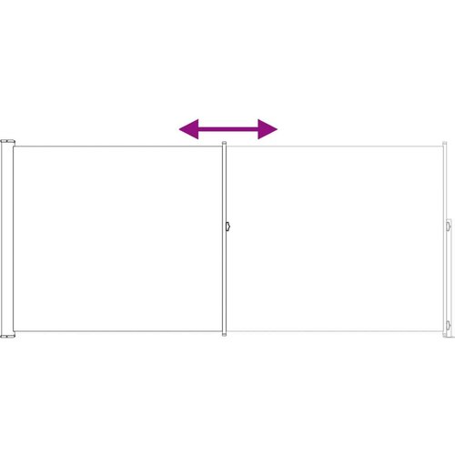  Retraktabilna bočna tende Sivosmeđa 300 x 180 cm Poliester - Sivosmeđa 180 x 300 cm Slike