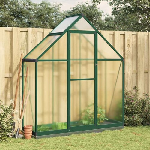 vidaXL Staklenik s okvirom zeleni 169 x 58 x 202 cm aluminijski Cene