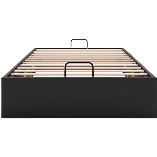 VidaXL otomanski okvir kreveta bez madraca crni 80x200 cm umjetne kože Slike