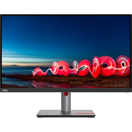 Lenovo Monitor ThinkVision T27h-30, 27&amp;quot; IPS, 2560x1440 QHD, 1000:1, 350 nits, 60Hz, 178&amp;deg;/178&amp;deg;, 16:9, 4/6ms, HDMI, DP, DP Out, USB-C (90W), RJ-45, 4x USB 3.2, Tilt, Swivel, Pivot, Height Adjus Slike