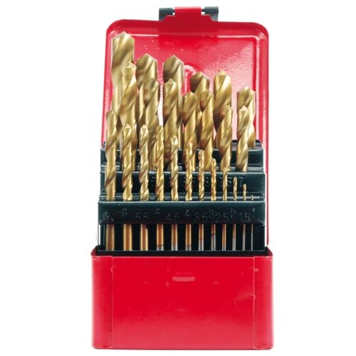 Shumee VOREL SET SVEDROV ZA KOVINO TYTAN 19 kos. 1-10 mm 22330, (21254609) Slike