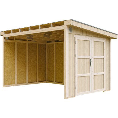 Timbela Vrtna hišica vrhunske kakovosti 8,68 m² - V231x248x412 cm - Brez tal in stranske stene - M939B, (5000117230) Cene