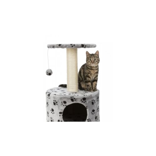 penjalica za mačke toledo 61 cm sa crnim šapicama siva Slike