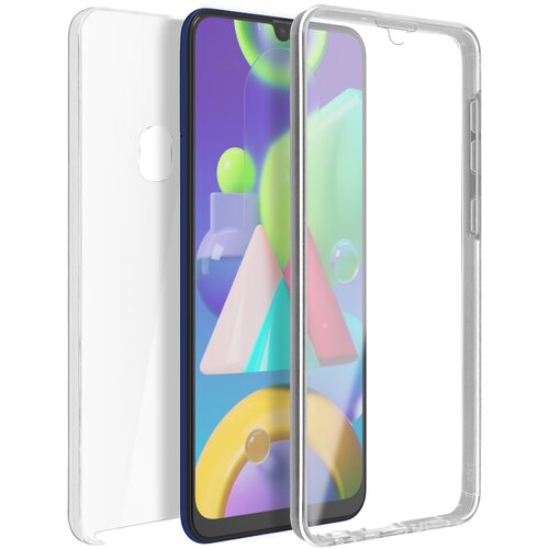 AVIZAR Integralno 360° ohišje za Samsung M31 / M21 / M30s: mehka sprednja stran in trda zadnja stran - prozorna, (20626569) Cene