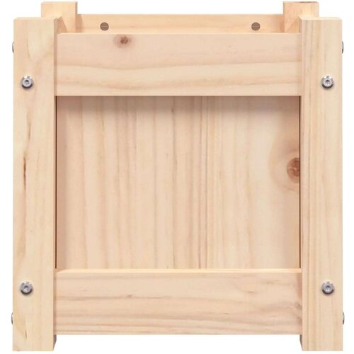 VidaXL Vrtna sadilica 31 x 31 x 31 cm od masivne borovine Slike