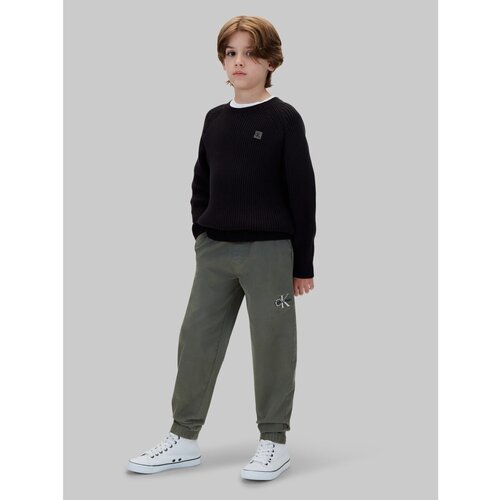 Calvin Klein Jeans Hlače Essential Woven Jogger Kaki Cene
