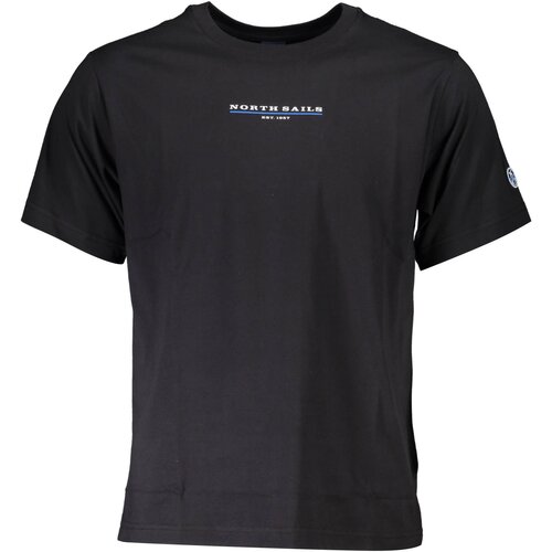 North Sails BLACK MAN SHORT SLEEVE T-SHIRT Slike
