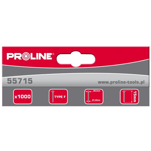 Proline Spajalice Kaljene Tip F 40mm 2.0*1,26mm 1000kom PR 55740 Slike