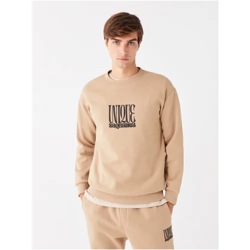 LC Waikiki Men's Crew Neck Long Sleeve Printed Sweatshirt.