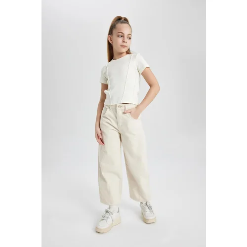 Defacto Girls Slouchy Jogger Cuff Jeans