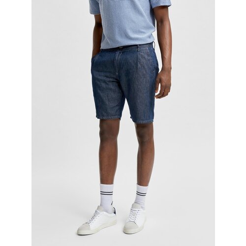 Selected Homme Dark Blue Chino Shorts Clay - Men Slike
