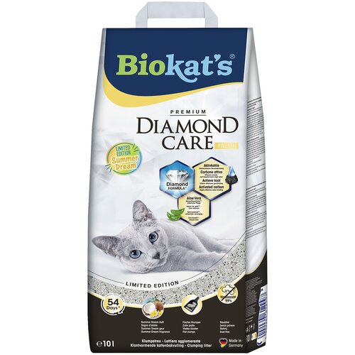  Biokat's Diamond Care Fresh Summer Dream pesek za mačke - 10 l Cene