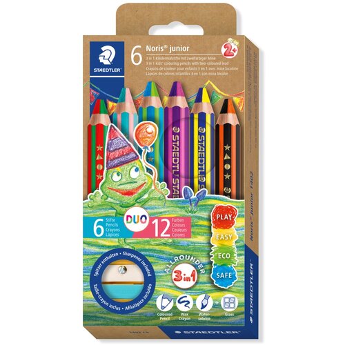 Staedtler Barvice Noris junior duo mavrične &scaron;ilček 6/1 Cene