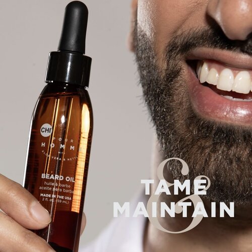 CHI Pour Homme Beard Oil ulje za bradu s mirisom drva 59 ml Slike