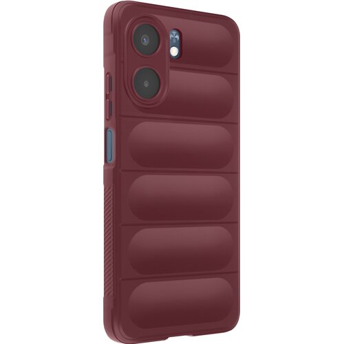 AVIZAR Silikonski ovitek za Samsung Galaxy A5x z reliefnim teksturiranim dizajnom Soft-Touch, Bordeaux, (5000189120) Cene