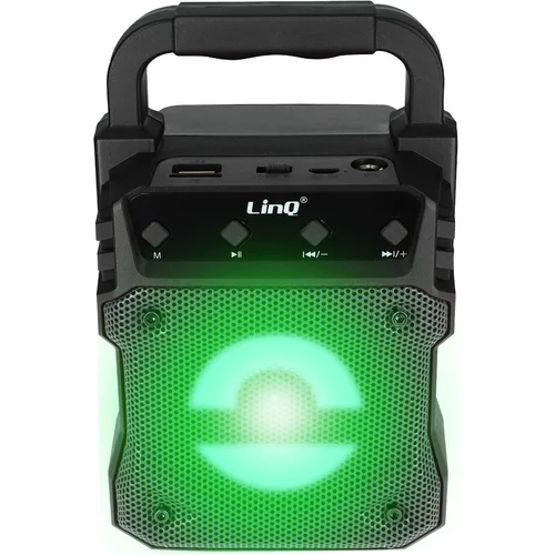 LINQ Zvocnik z lucko Bluetooth, kompakten in prenosen dizajn, - siv, (20773637)