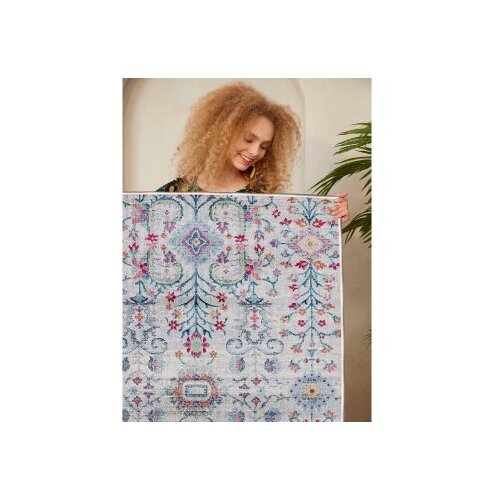 Conceptum Hypnose Woosonıl106 blueorangepinkgrey carpet (120 x 180) Slike