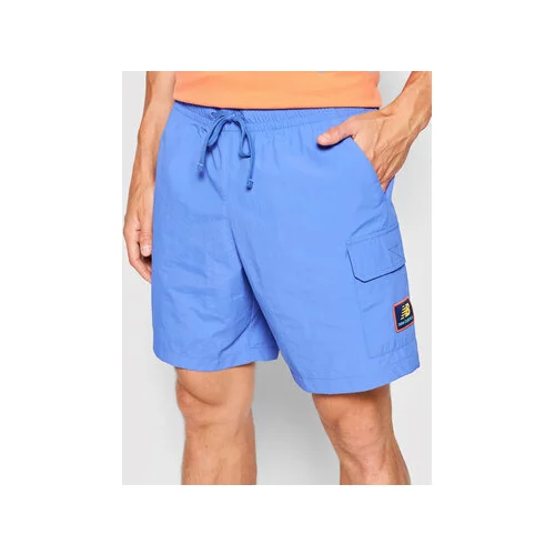 New Balance Športne kratke hlače MS21551 Modra Regular Fit