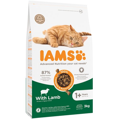  10 % popust na IAMS suho mačjo hrano! - Vitality Adult z jagnjetino (3 kg) Cijene