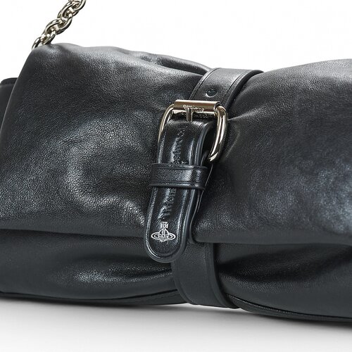 Vivienne Westwood Torbe za čez ramo HAZEL TREASURE CLUTCH Črna Slike