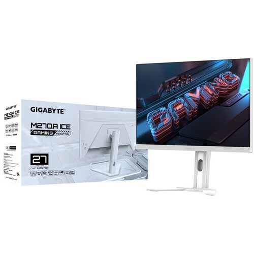Gigabyte 27" monitor M27QA ICE27",QHD,IPS,1ms,180Hz,350cd,2xHDMI,DP,3xUSB,1xUSB-C,-height Cijene