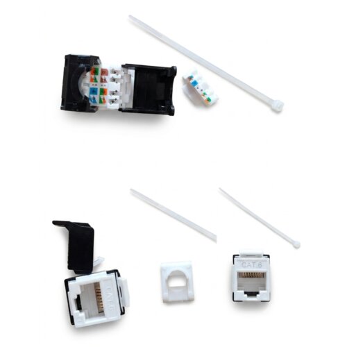 ExeLink Keystone modul za patch panel RJ45 UTP Cat6 pozlaceni Slike