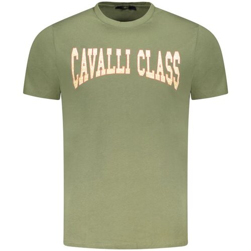 Cavalli Class Mu&scaron;ka Majica Kratkih Rukava Zelena Cijene