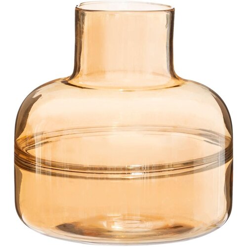 Atmosphera vaza line shine 23,5x24,5cm staklo narancasta Cene